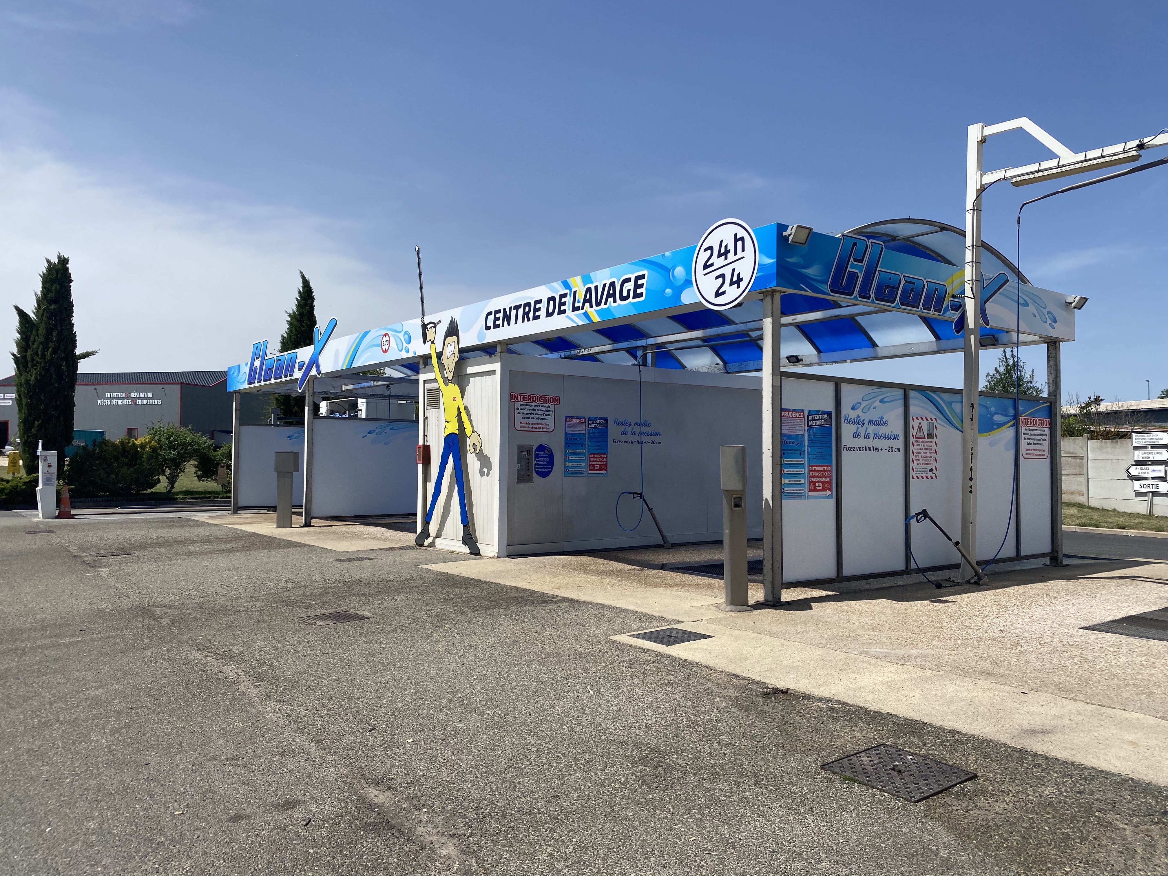 Portique de lavage