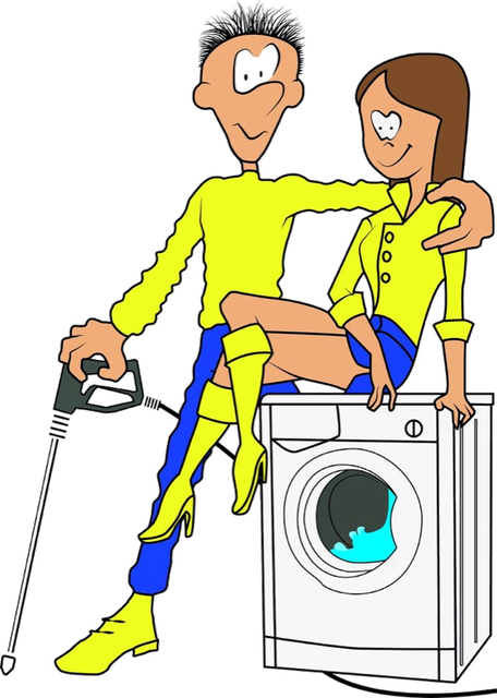 Mascottes Clean-X et Wash-X