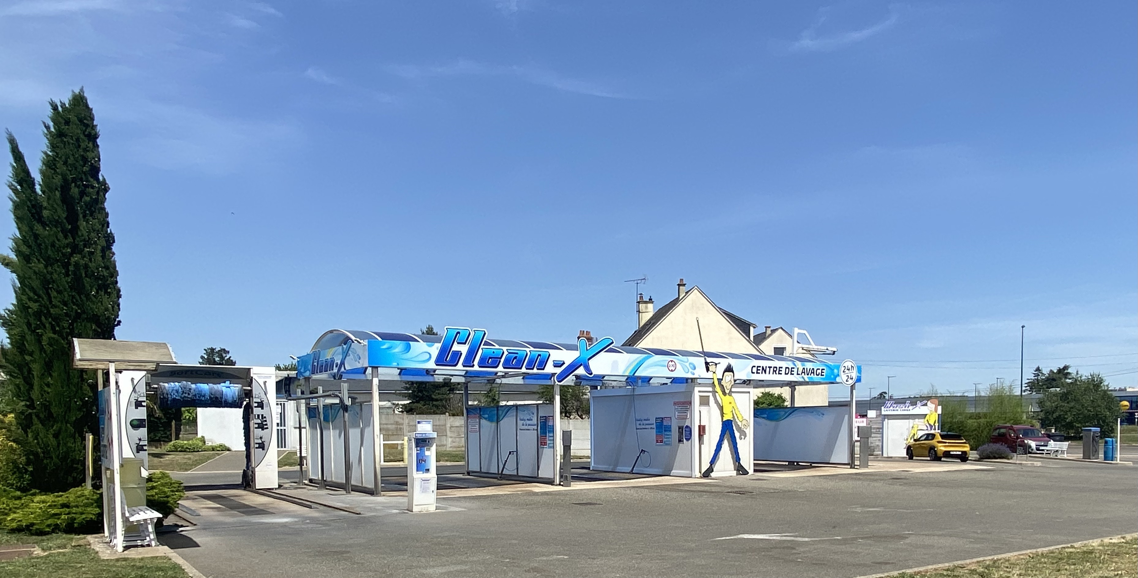 Vue large de la station